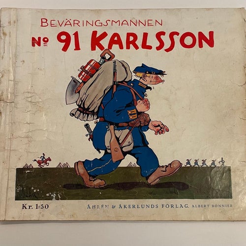 Beväringsmannen No 91 Karlson - 1934