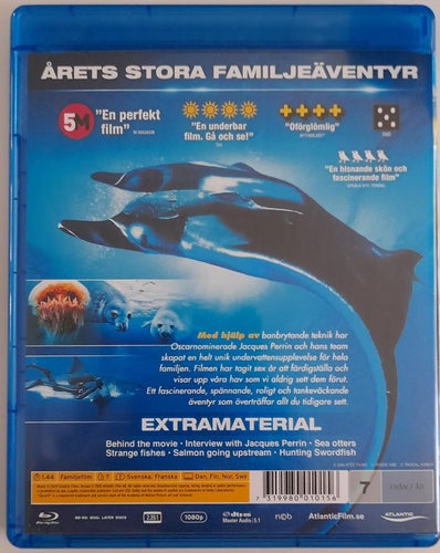 OCEANS Blu-ray / Svenskt Tal & text