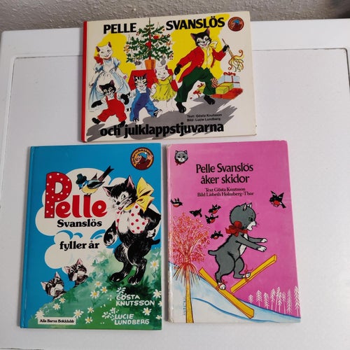 Pelle Svanslös bokpaket 3 bilderböcker