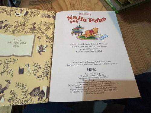 Nalle Puhs bok, En Liten Gyllene Bok av Walt Disney, Bok, Very fine plus