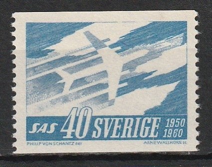 F521 |1961 | SAS | Postfrisk