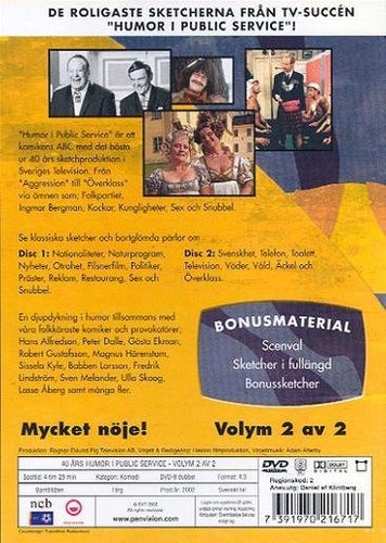 40 års Humor i public service - vol. 2 - 2 disk (2002)