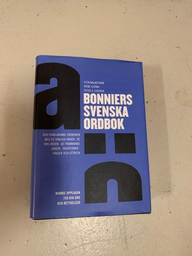 Bonniers Svenska Ordbok - Sten Malmström