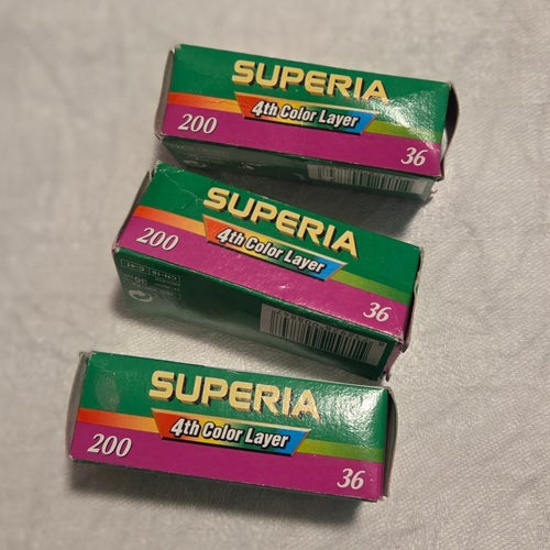 Fujifilm Superia 200 färgfilm, 36 exponeringar