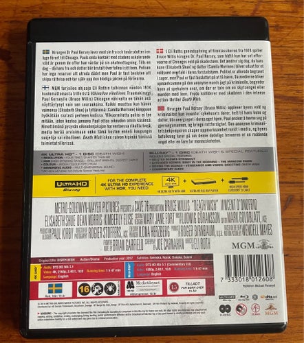 Death Wish (4K Ultra HD + Blu-ray)