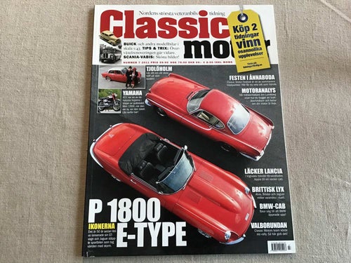 CLASSIC MOTOR NR 7 2011 YAMAHA 125,HALLSTAMOPPERS,BMW 02 SERIE,VOLVO P1800