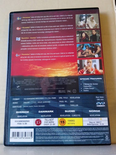 Revelation, Dvd
