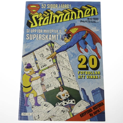 Stålmannen - 1980 - NR 6 - Se upp för Mxyzptlk's superskämt!