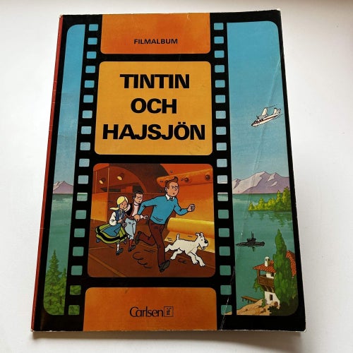Tintin #20 - Tintin och hajsjön, 1a upplagan, bra skick! VG