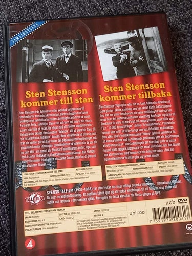 Sten Stensson kommer tillbaka & Kommer till stan - 2 filmer med Nils Poppe