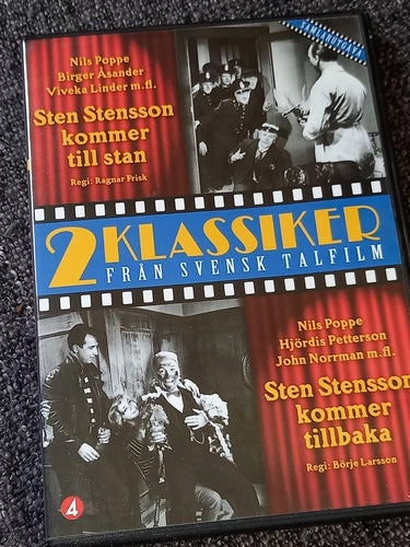 Sten Stensson kommer tillbaka & Kommer till stan - 2 filmer med Nils Poppe