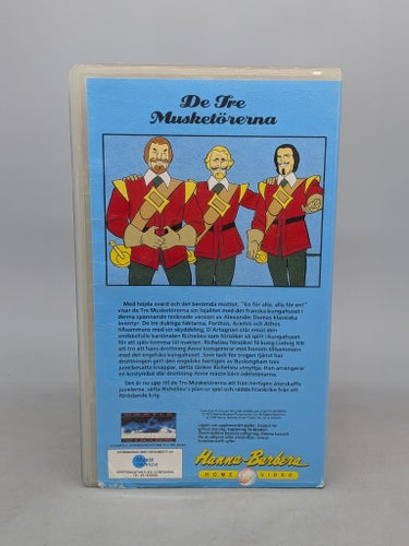 De tre musketörerna - Hanna-Barbera - Svenskt tal - VHS