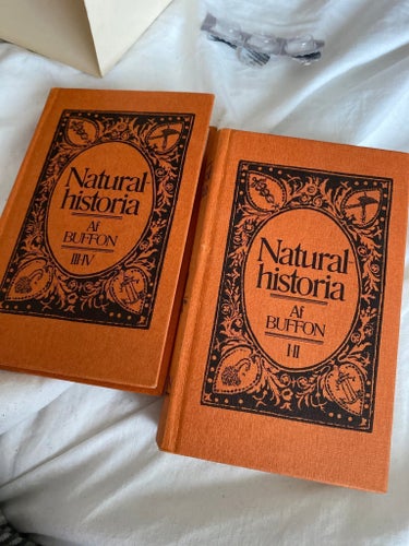 Natural Historia Af BUFFON , 2 band i kasett