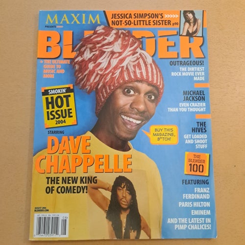 Blender Magazine Augusti 2004 Dave Chappelle