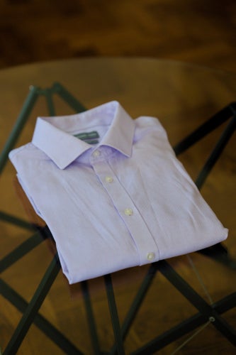 Michael Kors light purple shirt, size L (fits 173 to 178cm man)