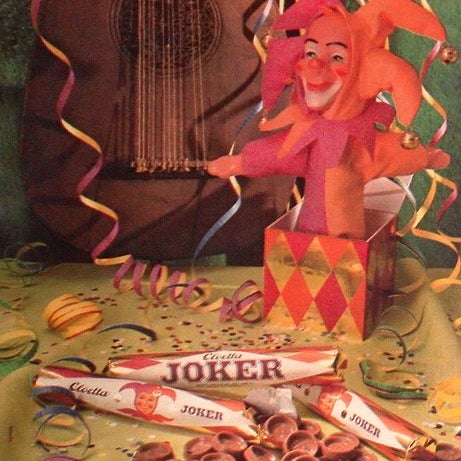 CLOETTA JOKER MJÖLKCHOKLAD, REKLAM TIDNINGSANNONS 1969