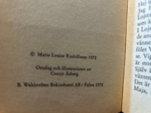 Vitnos och Vips av Marie Louise Rudolfsson, Very G+, Wahlström nr 348