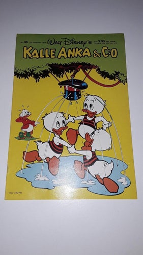 Kalle Anka 1978 nr 46 Prenumerationskupong sitter fast VFNM