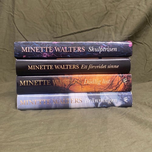 Minette Walters - Skulptrisen, Ett förvridet sinne, Dödig list, Bränningen