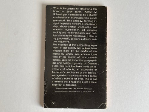 The Medium is the Massage av Marshall McLuhan, Quentin Fiore, 1967