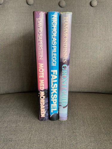 Möte med mördaren av David Saperstein, Falskspel av Nicholas Pileggi, Grönt