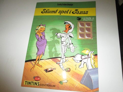 LUCKY LUKE SKUMT SPEL I TEXAS TRYCKT BELGIEN 1986