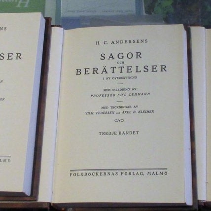 H. C. Andersen, Sagor och berättelser, 1930, 5 band