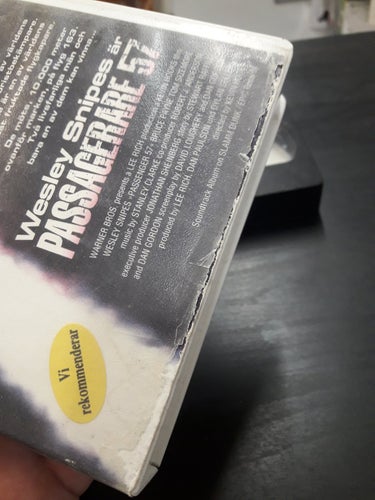 PASSAGERARE 57. EXRENTAL WARNER VHS