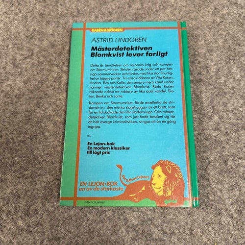 Astrid Lindgren - Mästerdetektiven Blomkvist lever farligt