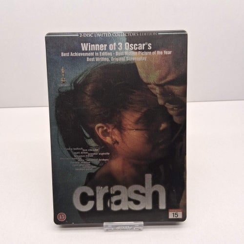 Crash - Steelcase - Region 2, DVD-Film, Svensk text, Fint skick