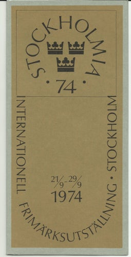 STOCHHOLMIA 74 I minneshäfte MH2