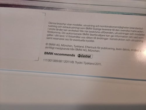 Broschyr BMW 1-serien