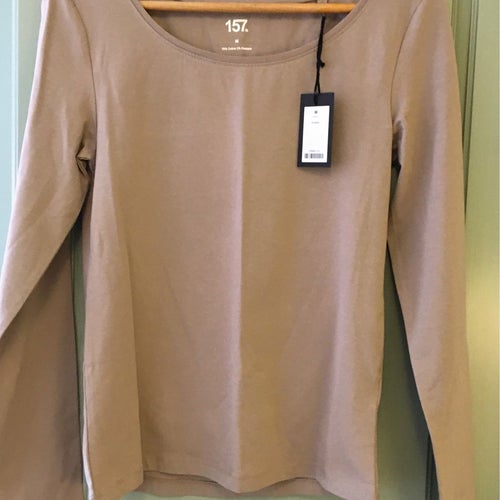 157 beige tröja, storlek M