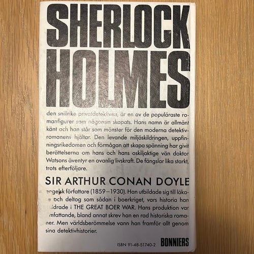 Sherlock Holmes av Sir Arthur Conan Doyle