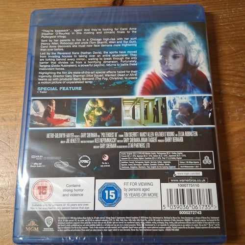 Poltergeist 3. Inplastad blu-ray.