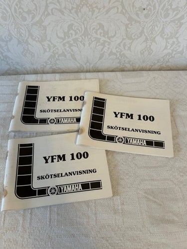 YAMAHA YFM 100 Skötselanvisning