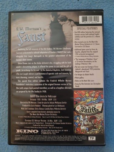 Faust - F.W. Murnaus Mästerverk (DVD)