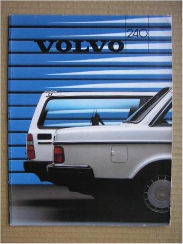 VOLVO Försäljningsbroschyr 240 1986 även GLT