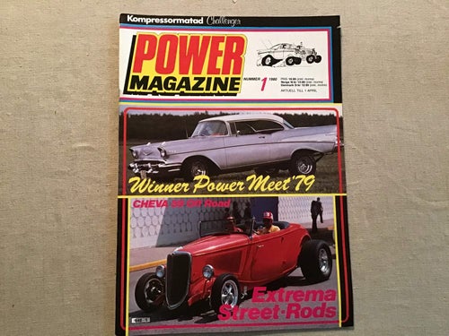 POWER MAGAZINE NR 1 1980 COOKIE MONSTER,CHEVROLET I LUDVIKA,CHOPPER I VARA