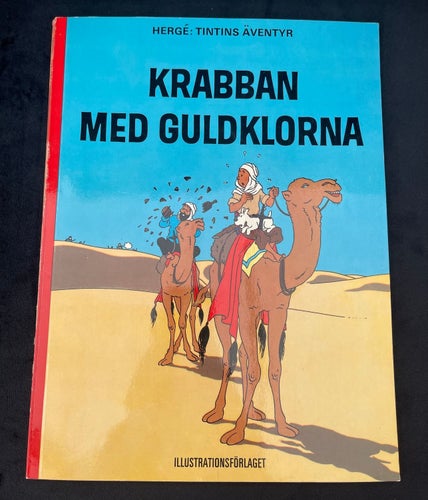 TINTIN Krabban Med Guldklorna , 1 :a upplaga ,