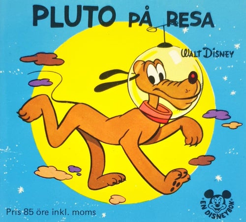 Pluto på Resa Minibok Disney - Fri Frakt