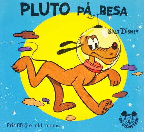 Pluto på Resa Minibok Disney - Fri Frakt