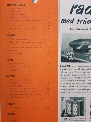 Teknikens Värld nr 8 1952: Morris Oxford