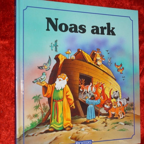 BILDERBANBOK GOTT SKICK NOAS ARK HÅRD PÄRM tryckt 1998 FINT ILLUSTRERAD DJUR mm