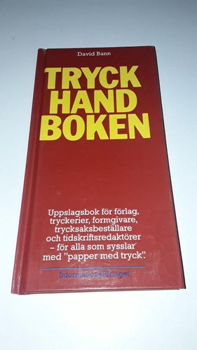 Tryckhandboken - David Bann