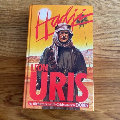 Inbunden bok. Hadji av Leon Uris, 1984