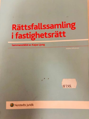 Rättsfallssamling i fastighetsrätt, Kajsa Ljung