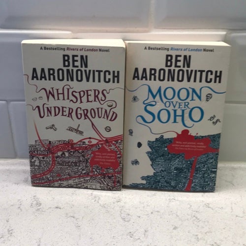 Whispers Under Ground och Moon Over Soho av Ben Aaronovitch eng text