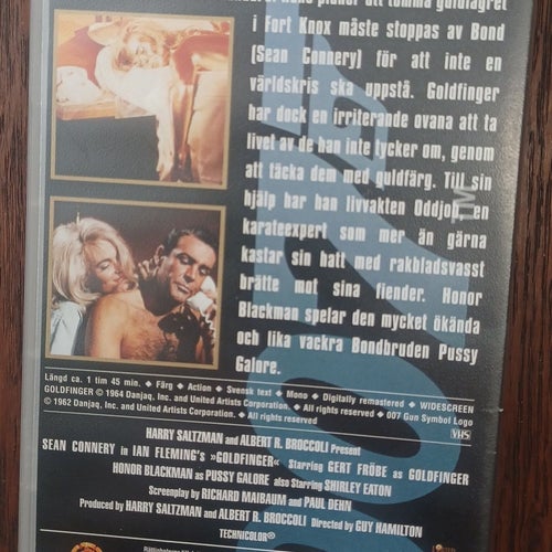 James Bond 007 Goldfinger VHS