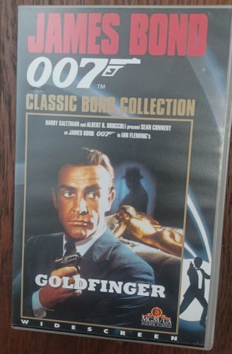 James Bond 007 Goldfinger VHS